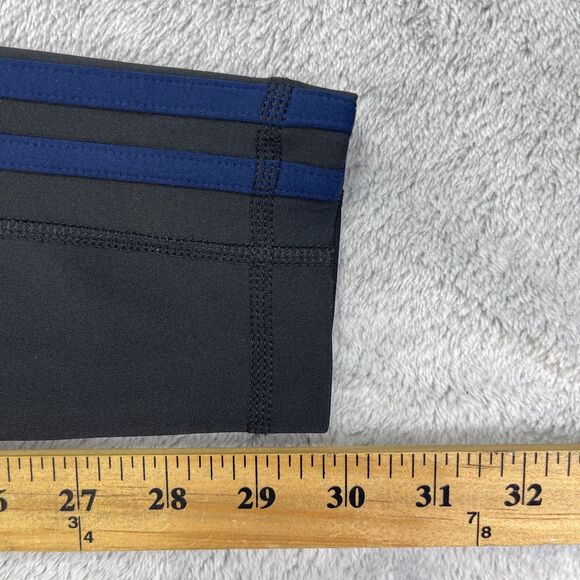 Adidas Climalite Leggings Women Medium Black Optime Essentials 3 Stripes Stretch - Picture 10 of 12